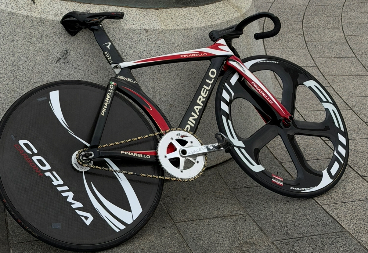 Pinarello fp8 pista 픽시 자전거 셋업 사진 1