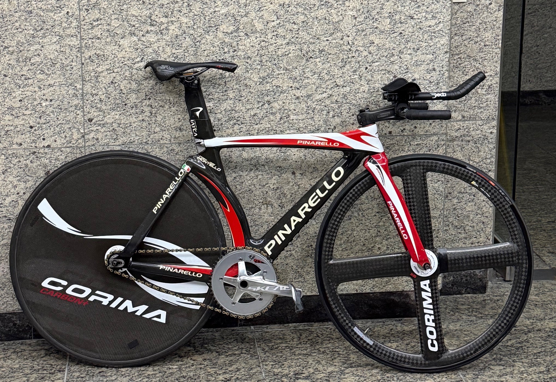 Pinarello fp8 pista 픽시 자전거 셋업 사진 7