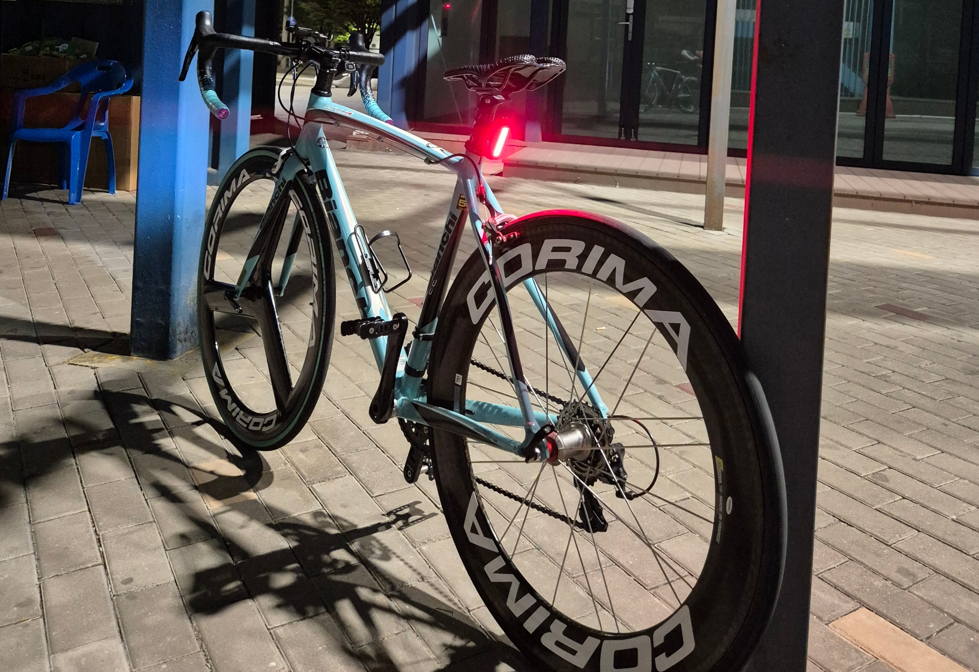 Bianchi 임풀소105 로드 자전거 셋업 사진 4