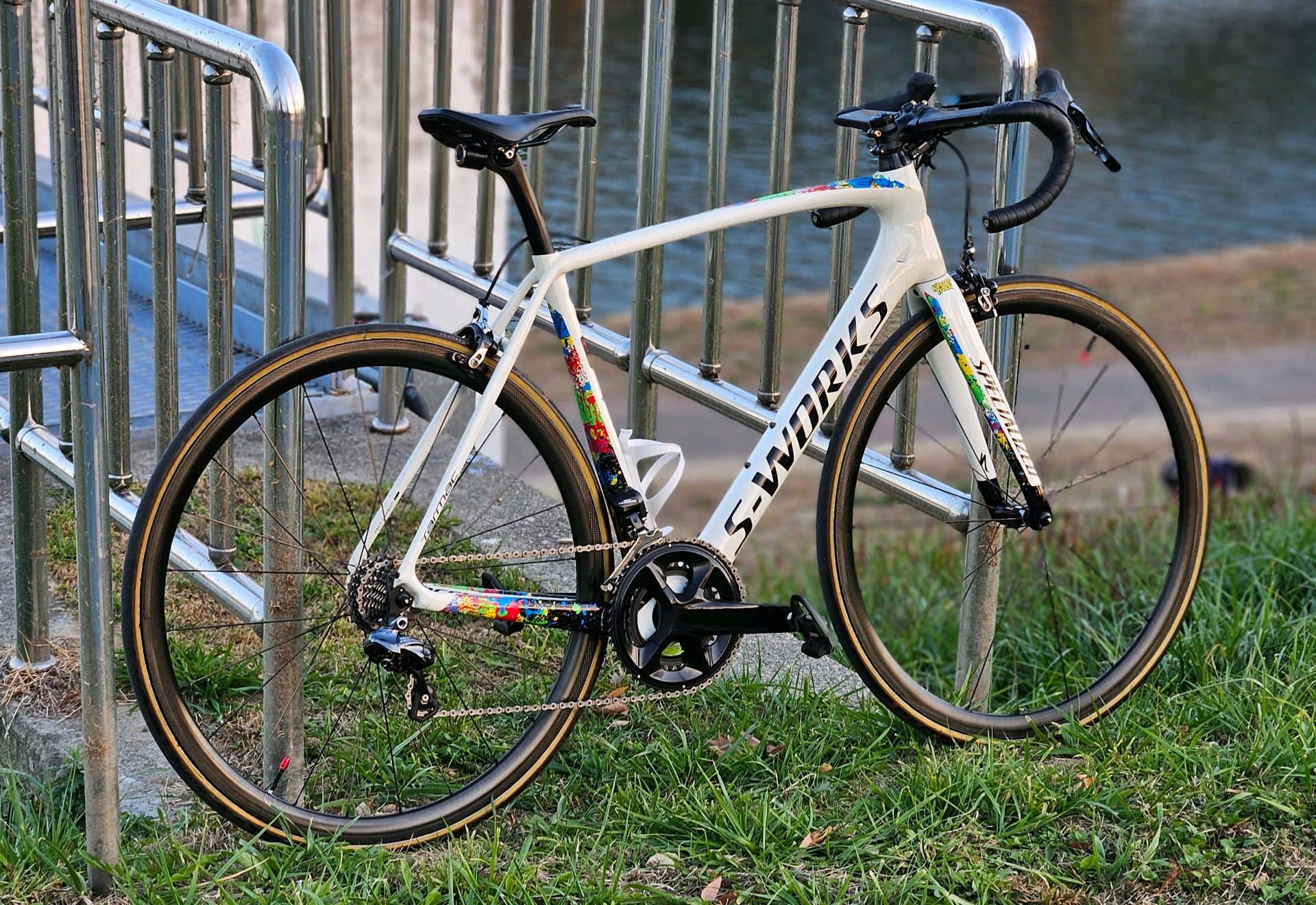 Specialized Tarmac SL5 Mikael Kwiatowski World Champion Edition 로드 자전거 셋업 사진 3
