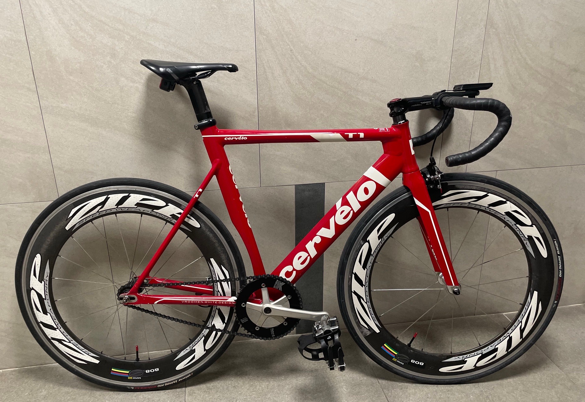 Cervélo T1 픽시 자전거 셋업 사진 4