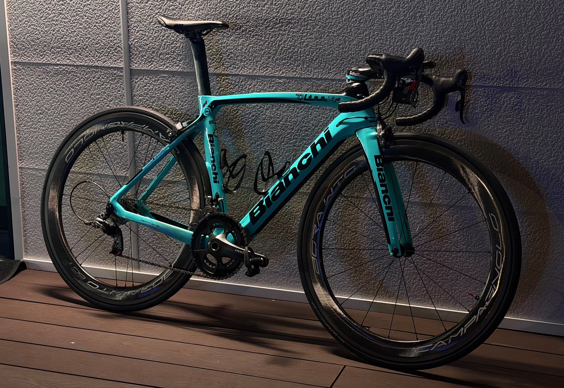 Bianchi oltre xr4 로드 자전거 셋업 사진 4