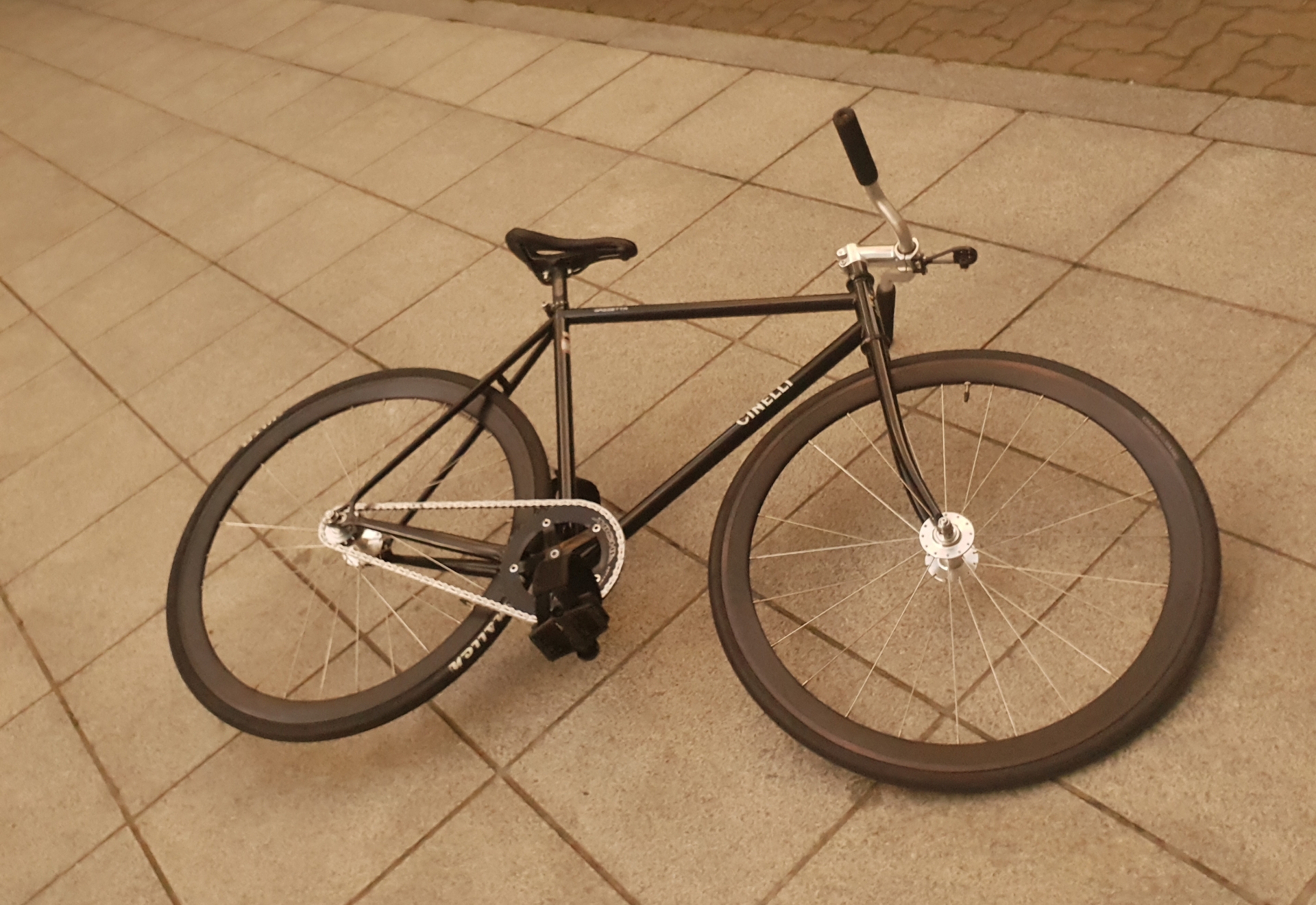 Cinelli gazzeta 픽시 자전거 셋업 사진 2