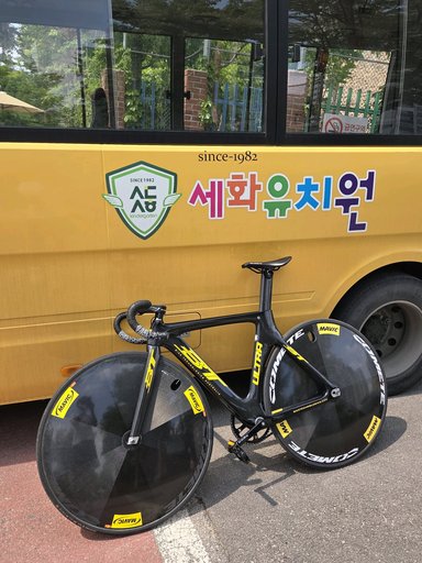 수원의 딸포남 픽시 자전거 사진