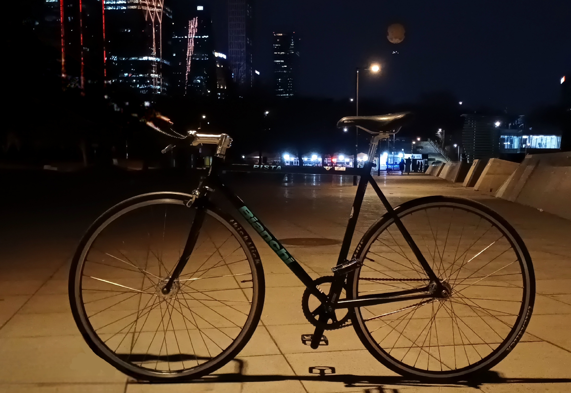 Bianchi bianchi pista 픽시 자전거 셋업 사진 3