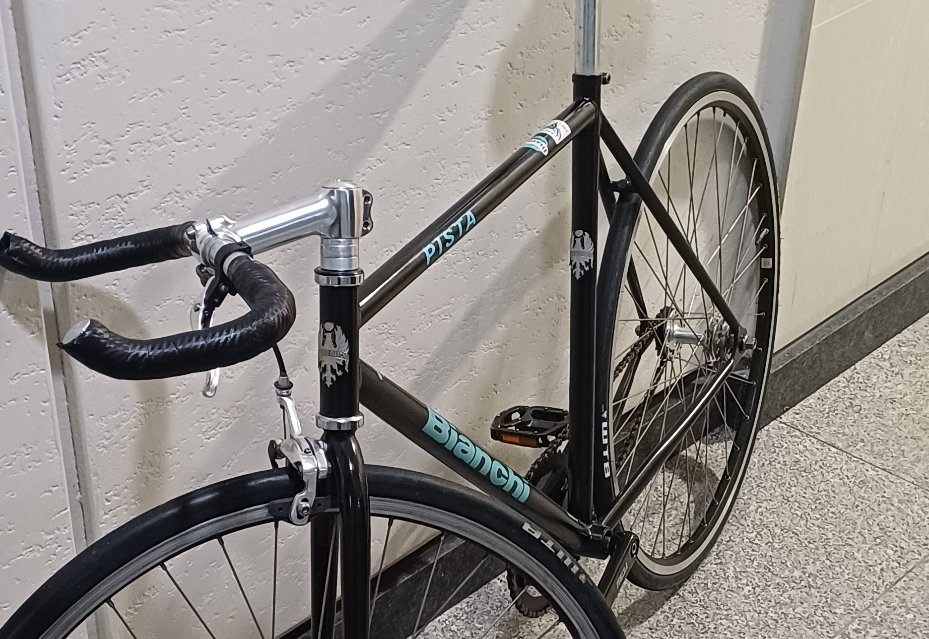 Bianchi bianchi pista 픽시 자전거 셋업 사진 2