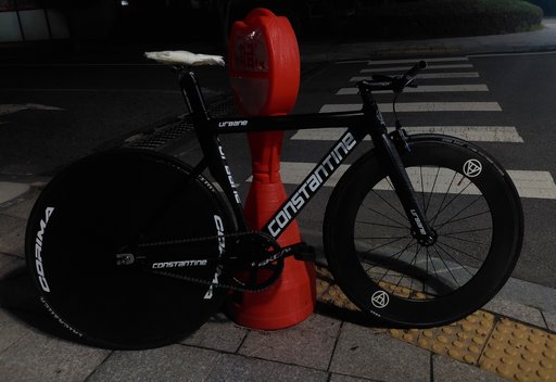 안장이참이상한 픽시 자전거 사진