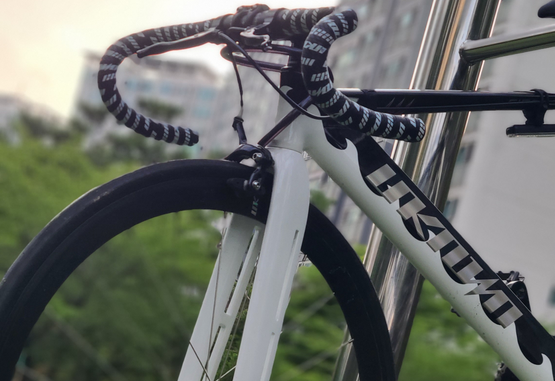 Unknown sark black and white 픽시 자전거 셋업 사진 2