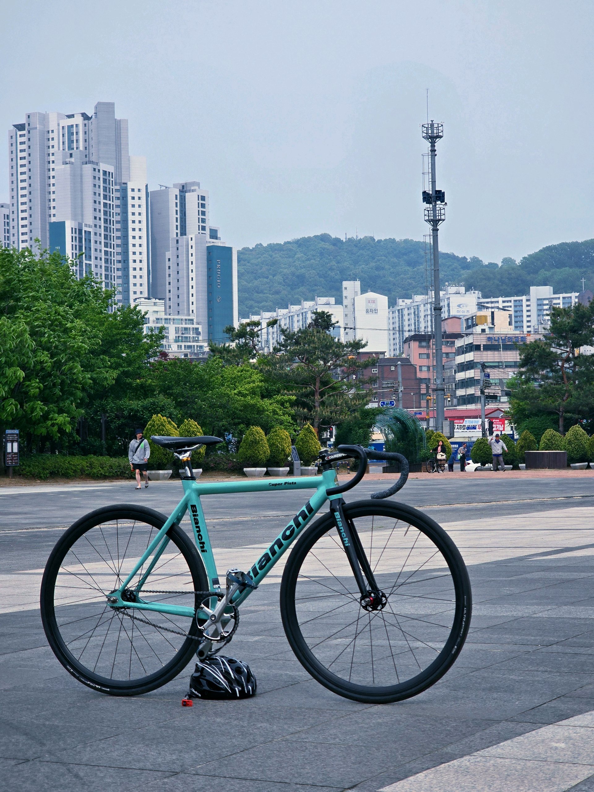 bianchi super pista 2010 픽시 자전거 셋업 사진 5