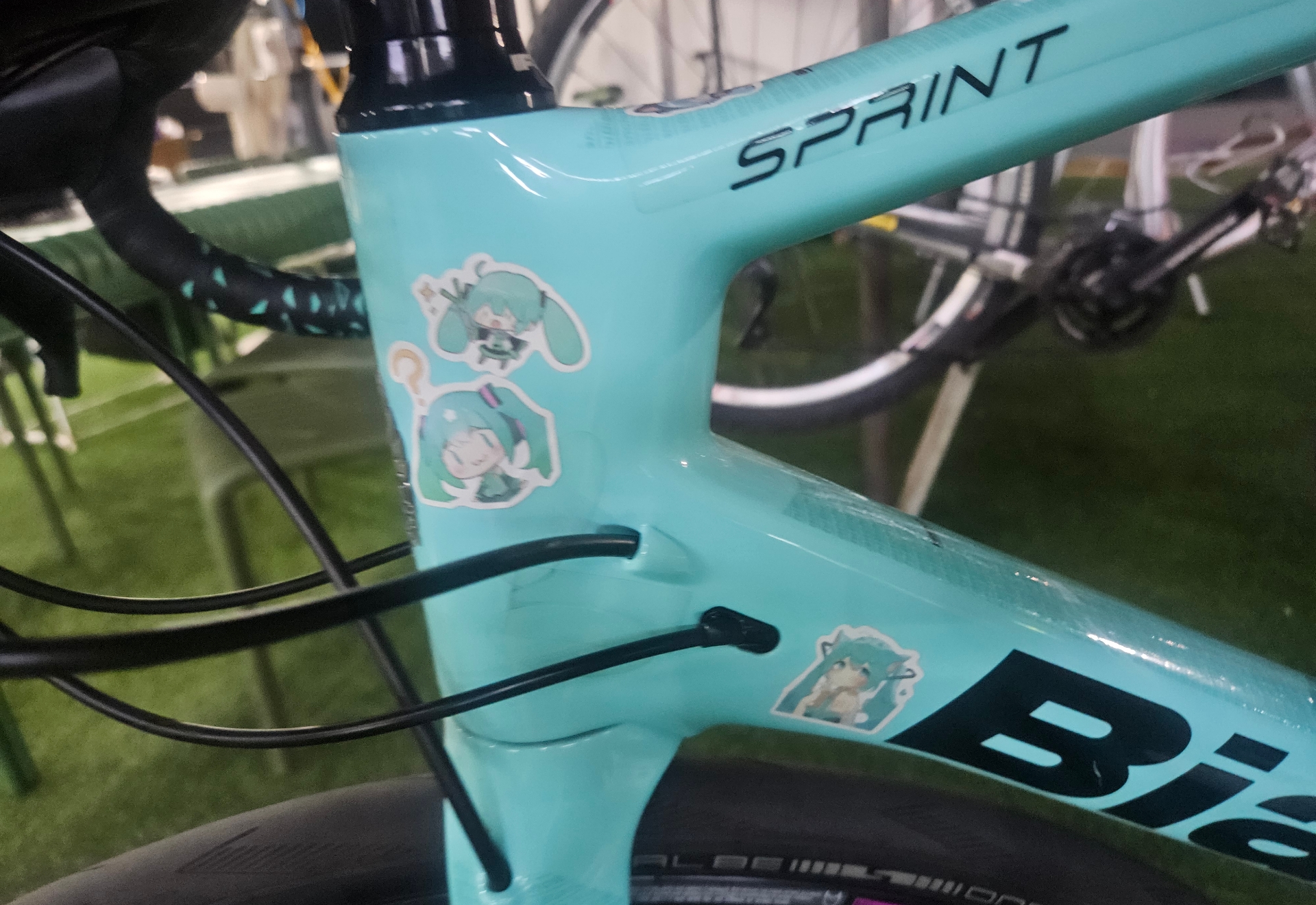Bianchi sprint 로드 자전거 셋업 사진 3